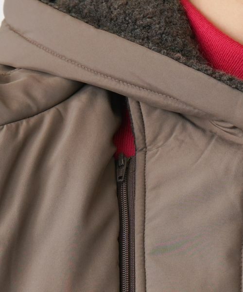 Leilian / レリアン テーラードジャケット | 中わたフーディベスト【Leilian WHITE LABEL】 | 詳細17