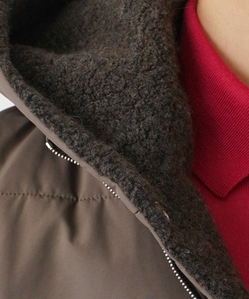 Leilian / レリアン テーラードジャケット | 中わたフーディベスト【Leilian WHITE LABEL】 | 詳細18