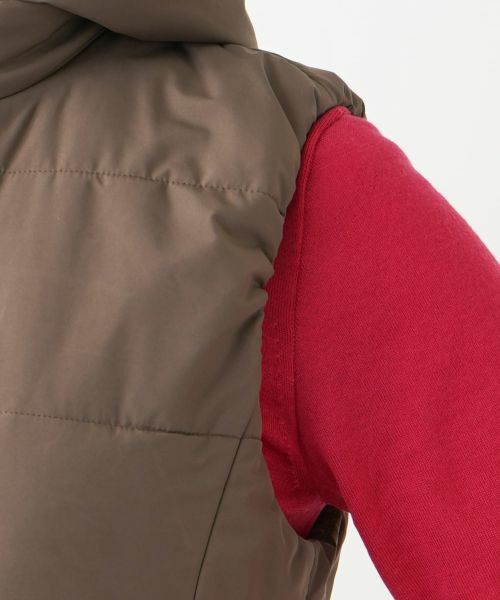 Leilian / レリアン テーラードジャケット | 中わたフーディベスト【Leilian WHITE LABEL】 | 詳細20