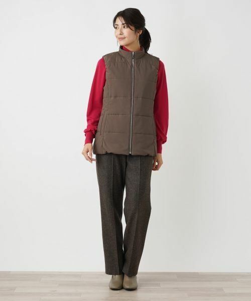 Leilian / レリアン テーラードジャケット | 中わたフーディベスト【Leilian WHITE LABEL】 | 詳細8