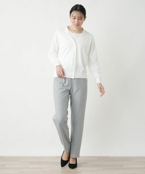 Leilian / レリアン その他パンツ | センタープレスパンツ【Leilian WHITE LABEL】 | 詳細4