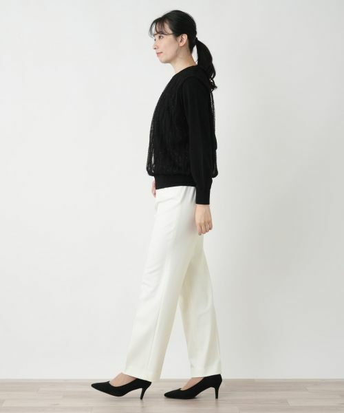 Leilian / レリアン その他パンツ | センタープレスパンツ【Leilian WHITE LABEL】 | 詳細8