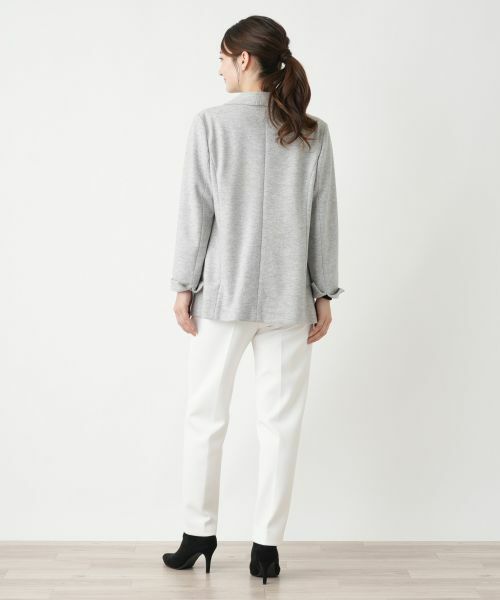 Leilian / レリアン テーラードジャケット | オープンカラージャケット【Leilian WHITE LABEL】 | 詳細11