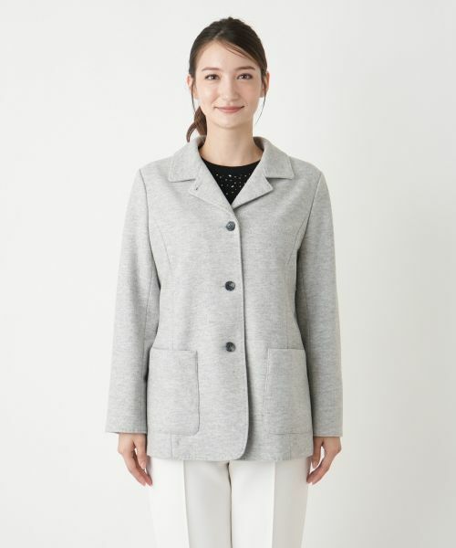 Leilian / レリアン テーラードジャケット | オープンカラージャケット【Leilian WHITE LABEL】 | 詳細12