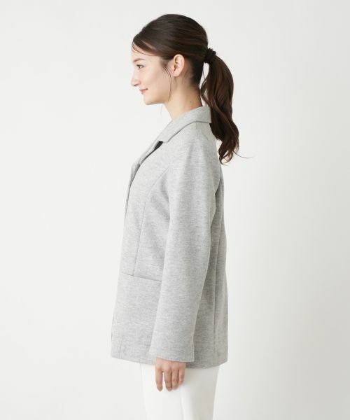 Leilian / レリアン テーラードジャケット | オープンカラージャケット【Leilian WHITE LABEL】 | 詳細14