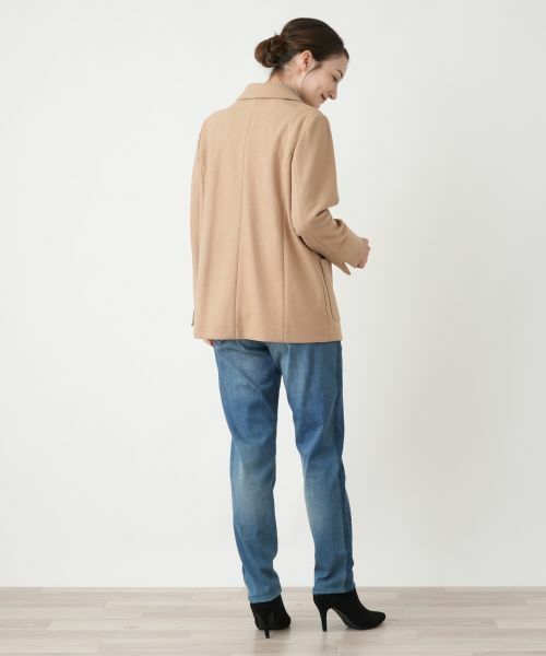 Leilian / レリアン テーラードジャケット | オープンカラージャケット【Leilian WHITE LABEL】 | 詳細3