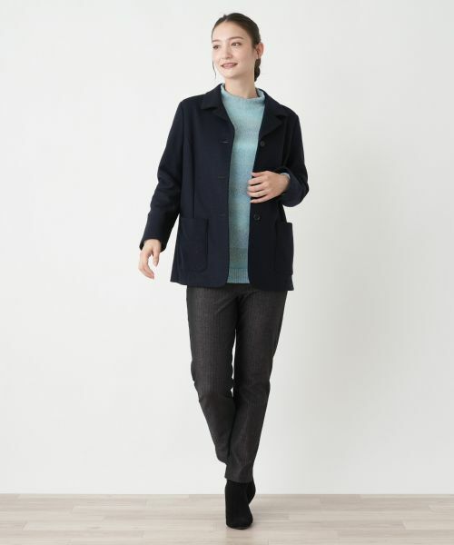 Leilian / レリアン テーラードジャケット | オープンカラージャケット【Leilian WHITE LABEL】 | 詳細5