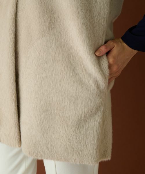 Leilian / レリアン テーラードジャケット | ボアベスト【Leilian WHITE LABEL】 | 詳細19