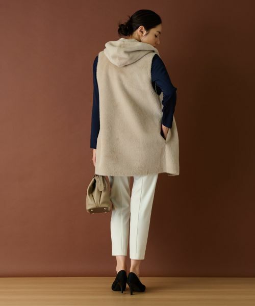 Leilian / レリアン テーラードジャケット | ボアベスト【Leilian WHITE LABEL】 | 詳細9