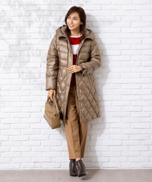 値下げ【未使用】Leilian レリアン アシンメトリー ニット カシミヤ100% セーター 天海祐希着用 サイズ17+ レディース レリアンのダウンコート 中古・古着通販Leilian (レリアン) ダウン