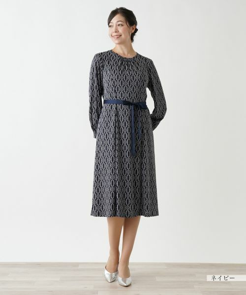 Leilian / レリアン ドレス | 洗えるワンピース【Leilian WHITE LABEL】 | 詳細1