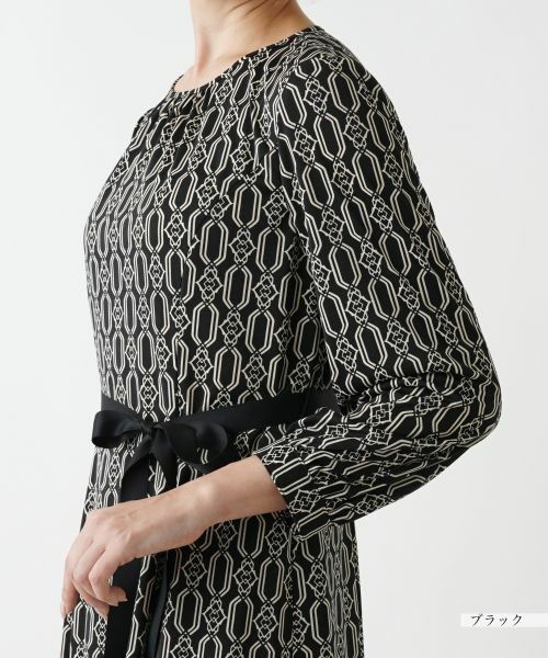 Leilian / レリアン ドレス | 洗えるワンピース【Leilian WHITE LABEL】 | 詳細15