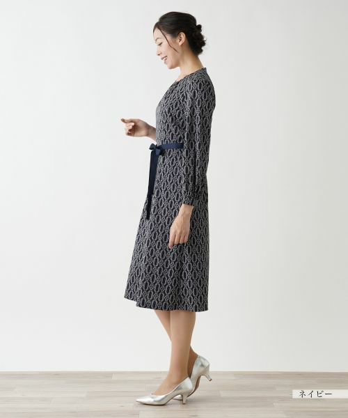 Leilian / レリアン ドレス | 洗えるワンピース【Leilian WHITE LABEL】 | 詳細2