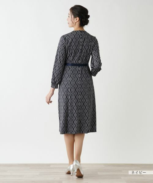 Leilian / レリアン ドレス | 洗えるワンピース【Leilian WHITE LABEL】 | 詳細3