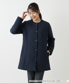 Leilian / レリアン その他アウター | キルティングノーカラーコート【Leilian WHITE LABEL】