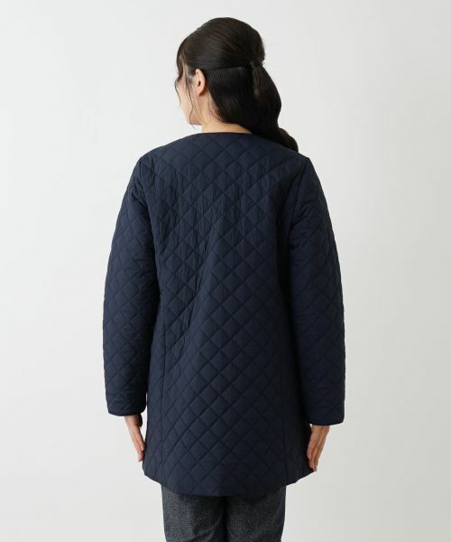 Leilian / レリアン その他アウター | キルティングノーカラーコート【Leilian WHITE LABEL】 | 詳細10