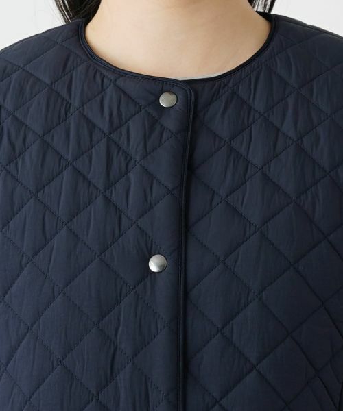 Leilian / レリアン その他アウター | キルティングノーカラーコート【Leilian WHITE LABEL】 | 詳細11
