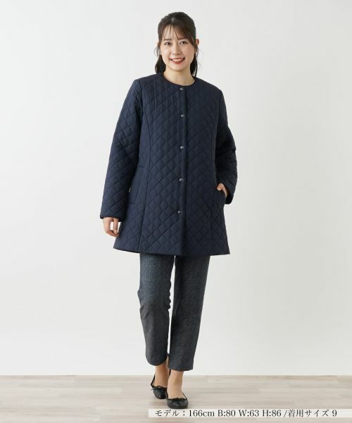 Leilian / レリアン その他アウター | キルティングノーカラーコート【Leilian WHITE LABEL】 | 詳細5