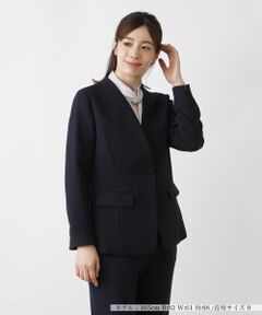 Leilian / レリアン テーラードジャケット | ノーカラージャケット
