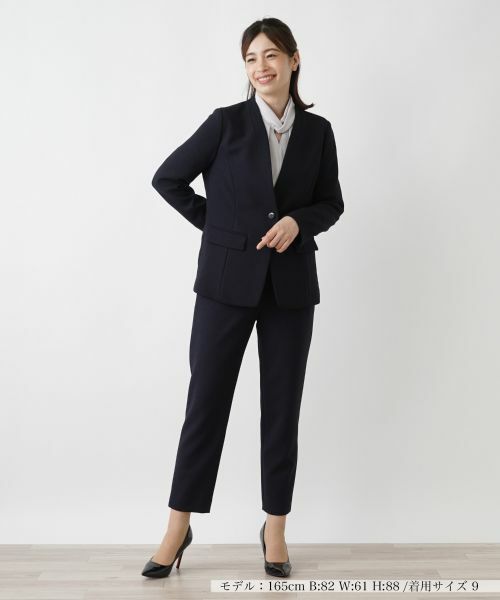 Leilian / レリアン テーラードジャケット | ノーカラージャケット | 詳細1