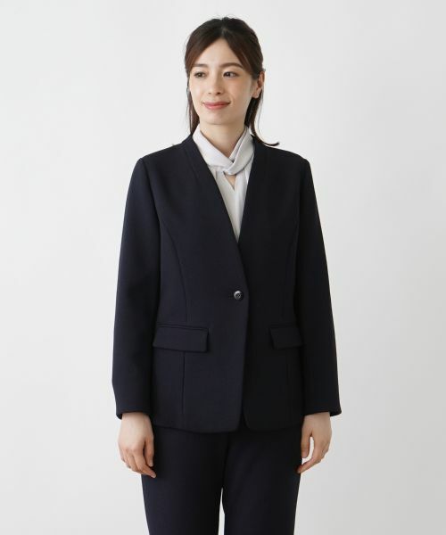 Leilian / レリアン テーラードジャケット | ノーカラージャケット | 詳細4