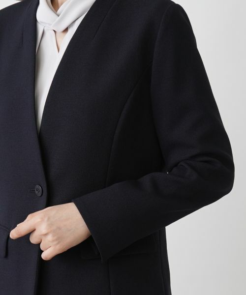 Leilian / レリアン テーラードジャケット | ノーカラージャケット | 詳細9