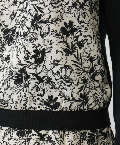 Leilian / レリアン ニット・セーター | フラワー柄セーター | 詳細10