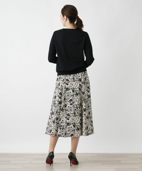 Leilian / レリアン ニット・セーター | フラワー柄セーター | 詳細3