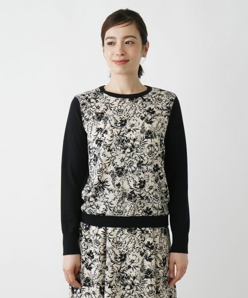 Leilian / レリアン ニット・セーター | フラワー柄セーター | 詳細4