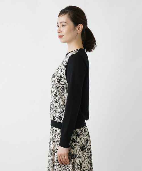 Leilian / レリアン ニット・セーター | フラワー柄セーター | 詳細5