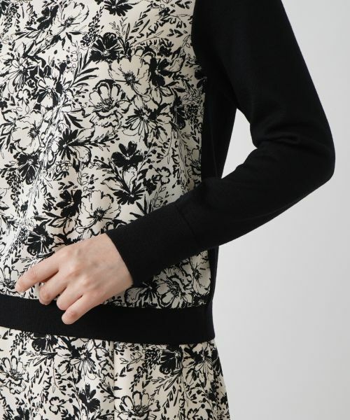 Leilian / レリアン ニット・セーター | フラワー柄セーター | 詳細9