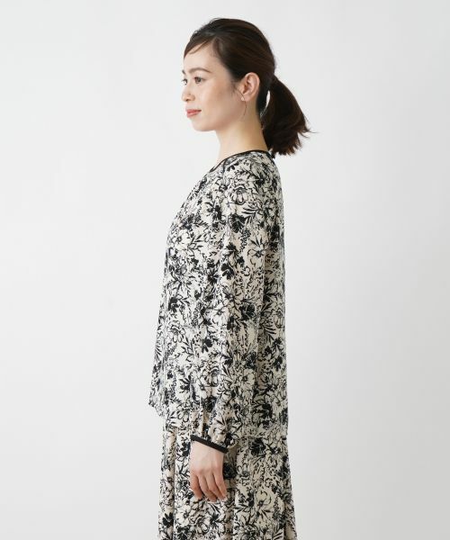 Leilian / レリアン シャツ・ブラウス | フラワー柄ブラウス | 詳細5