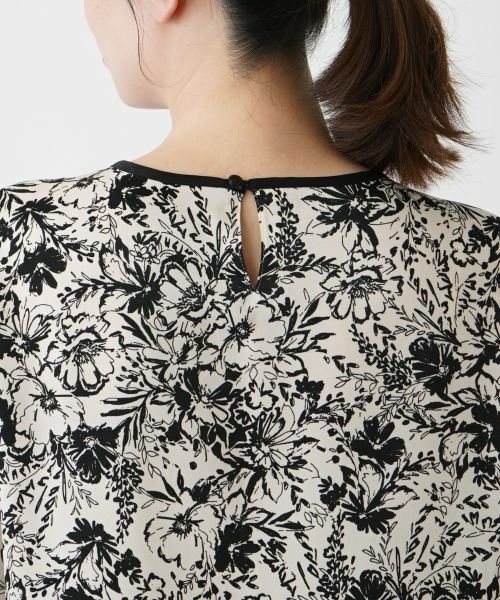 Leilian / レリアン シャツ・ブラウス | フラワー柄ブラウス | 詳細8