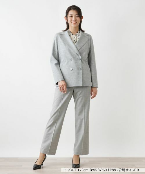 Leilian / レリアン テーラードジャケット | ダブルブレステッドジャケット | 詳細1