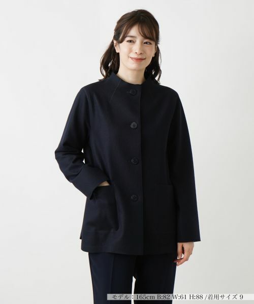 Leilian / レリアン テーラードジャケット | マリンポイントジャケット(ネイビー)