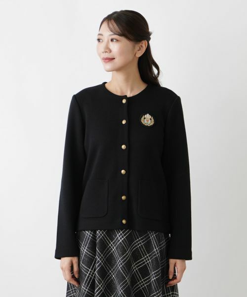 Leilian / レリアン テーラードジャケット | 洗えるジャケット | 詳細8