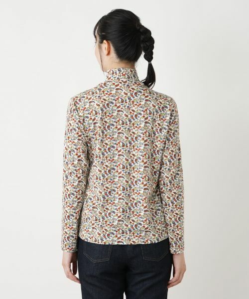 Leilian / レリアン カットソー | ペイズリー柄ハイネックカットソー | 詳細11