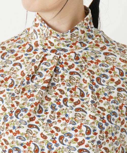 Leilian / レリアン カットソー | ペイズリー柄ハイネックカットソー | 詳細12