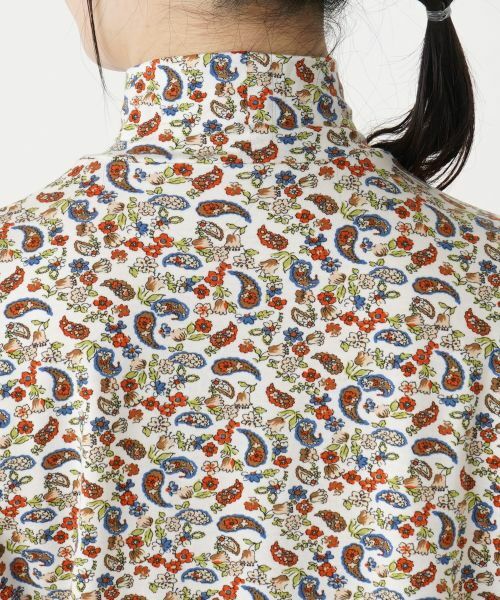 Leilian / レリアン カットソー | ペイズリー柄ハイネックカットソー | 詳細13