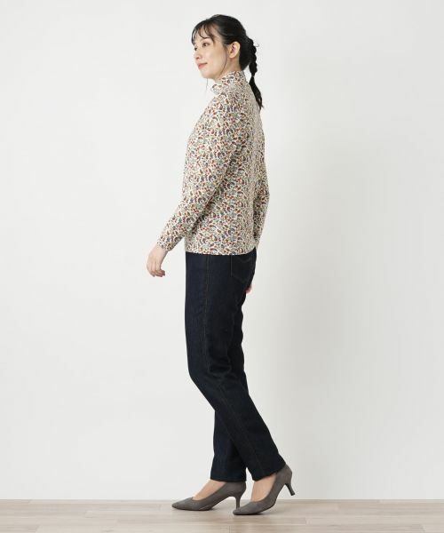 Leilian / レリアン カットソー | ペイズリー柄ハイネックカットソー | 詳細7