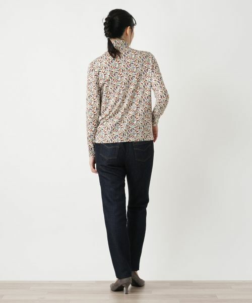 Leilian / レリアン カットソー | ペイズリー柄ハイネックカットソー | 詳細8