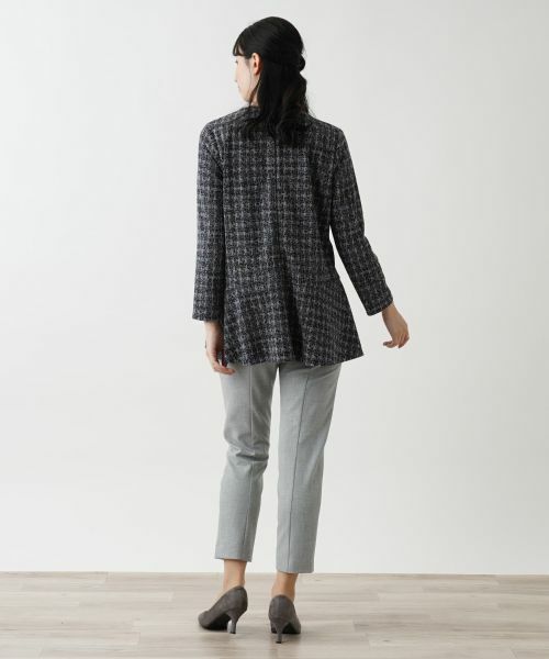 Leilian / レリアン シャツ・ブラウス | ペプラムチェック柄ブラウス【Leilian WHITE LABEL】 | 詳細7