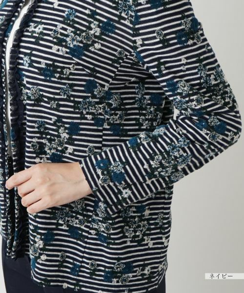 Leilian / レリアン カーディガン・ボレロ | フラワーモチーフカーディガン【Leilian WHITE LABEL】 | 詳細15