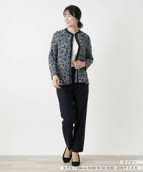 Leilian / レリアン カーディガン・ボレロ | フラワーモチーフカーディガン【Leilian WHITE LABEL】 | 詳細5