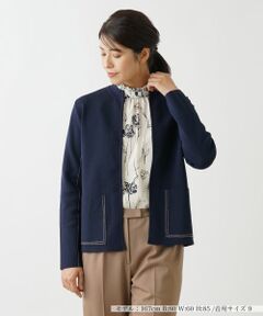 Leilian / レリアン テーラードジャケット | ノーカラージャケット