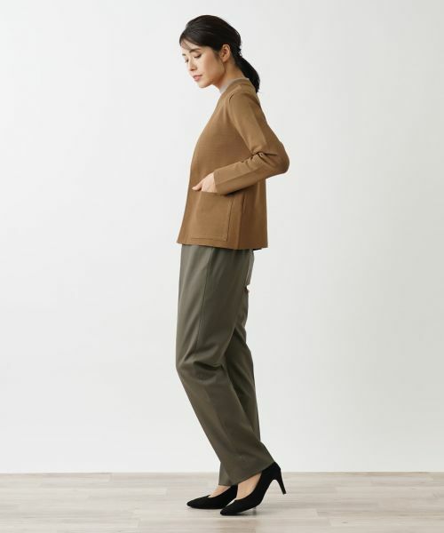 Leilian / レリアン テーラードジャケット | ノーカラージャケット | 詳細2