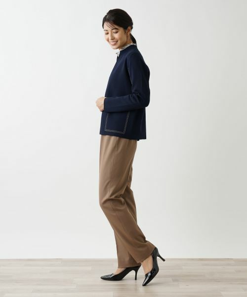 Leilian / レリアン テーラードジャケット | ノーカラージャケット | 詳細5