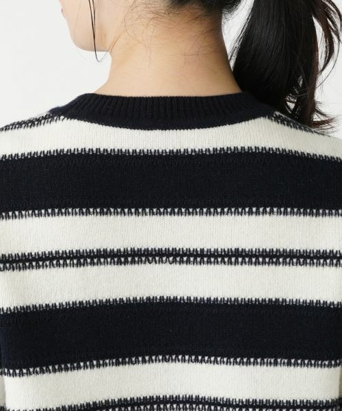 Leilian / レリアン ニット・セーター | ボーダークルーネックニット【ROCHAS Premiere】 | 詳細16