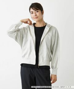 Leilian / レリアン カーディガン・ボレロ | ジップパーカーカーディガン【Leilian WHITE LABEL】