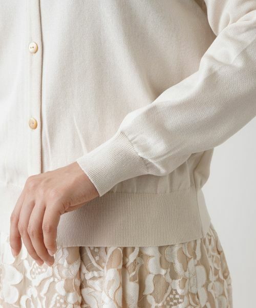 Leilian / レリアン カーディガン・ボレロ | ボタニカルレースカーディガン | 詳細10